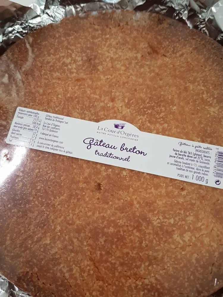 Gâteau breton traditionnel