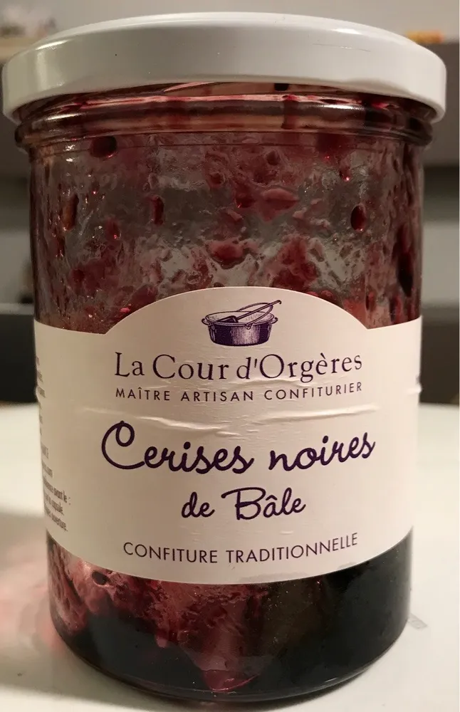 Confiture aux cerises noires de Bâle