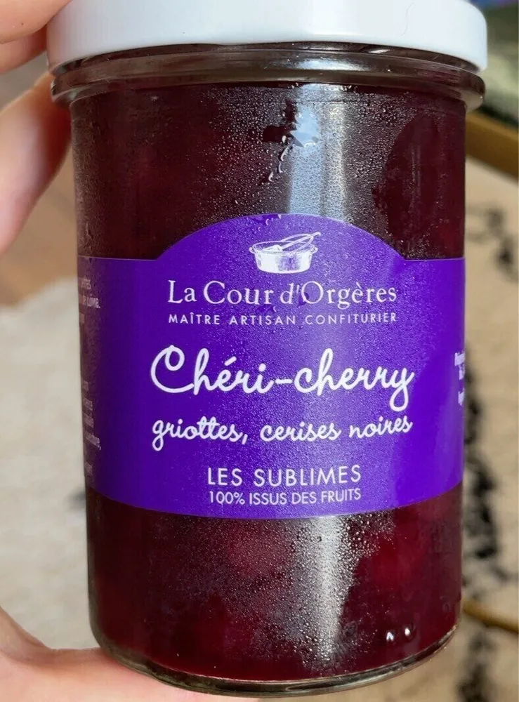 Chéri-cherry griottes, cerises noires