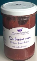 Confiture litchis framboises