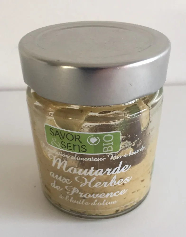 Moutarde aux herbes de Provence à l'huile d'olive