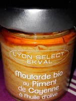 Moutarde bio au Piment de Cayenne à l'huile d'olive