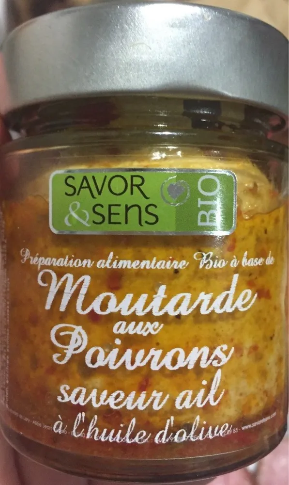 Moutarde aux poivrons saveur ail