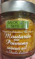 Moutarde aux poivrons saveur ail