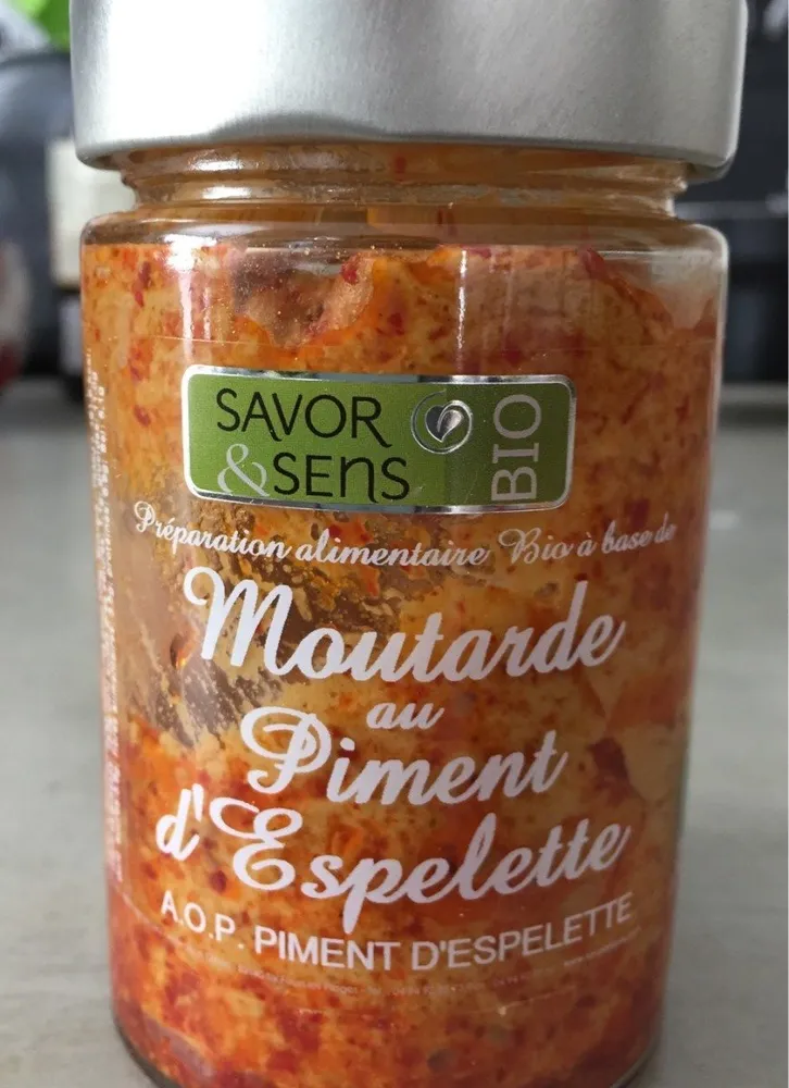 Moutarde Bio Au Piment D'espelette