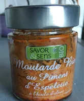 Moutarde Bio au piment d'Espelette