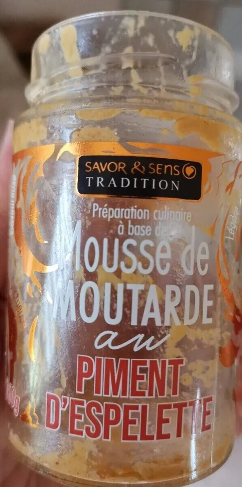 Mousse de moutarde au piment d'espelette