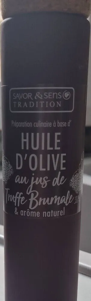 Huile d'olive au jus de truffe brumale