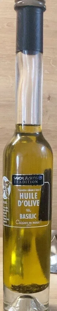 Huile d’olive au Basilic