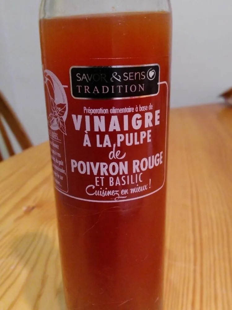 Vinaigre à la pulpe de poivrons