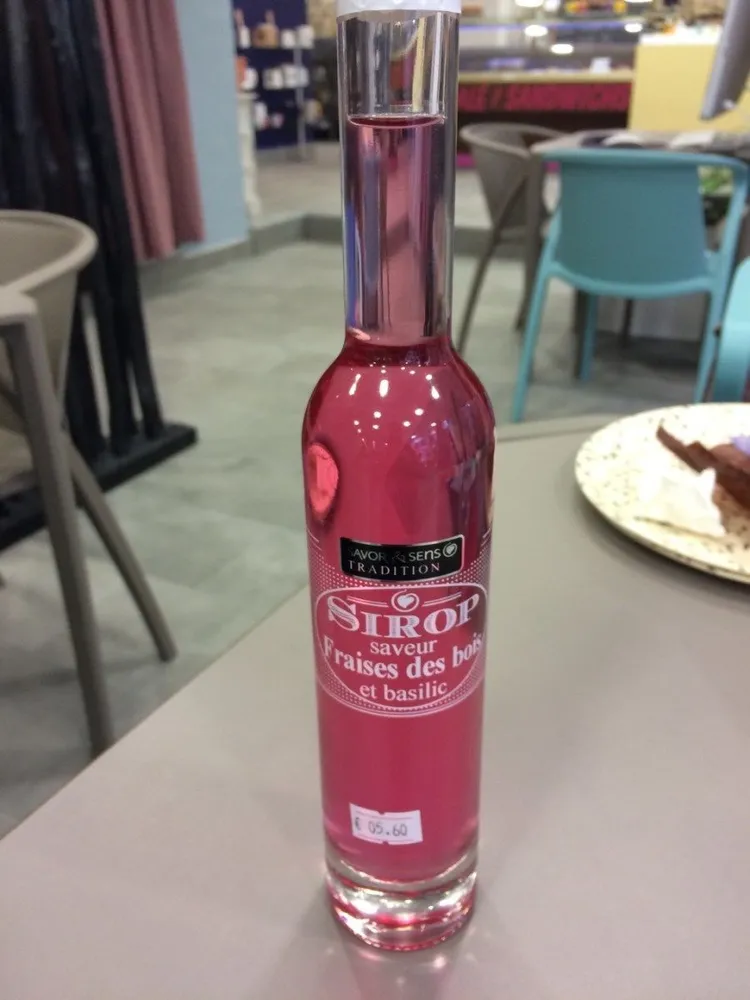 Sirop - Saveur Fraise Des Bois / Basilic - Edition Limitée