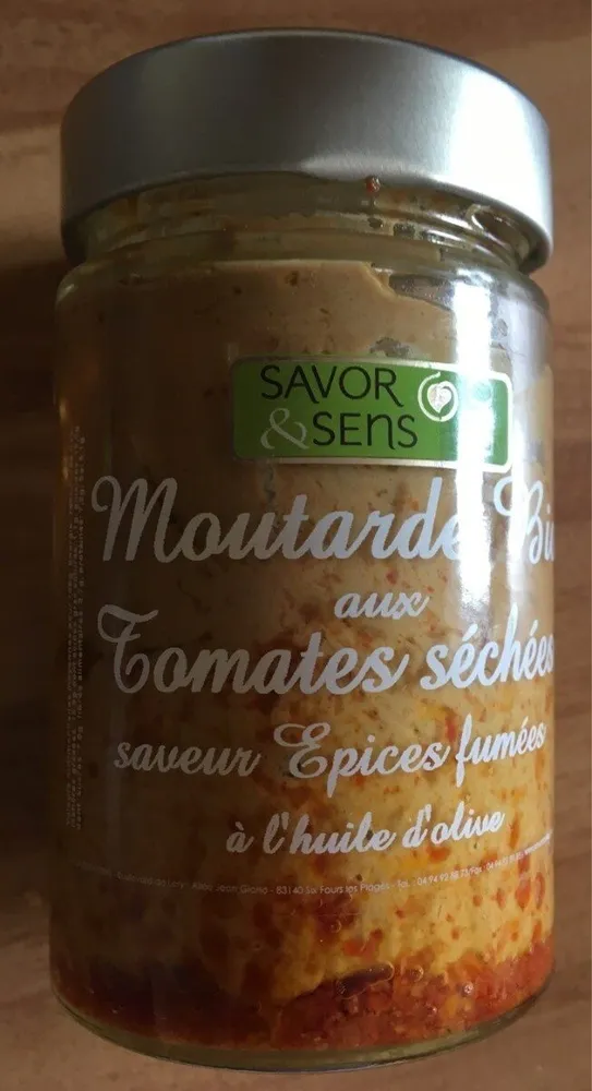 Moutarde Bio Tomates Séchées