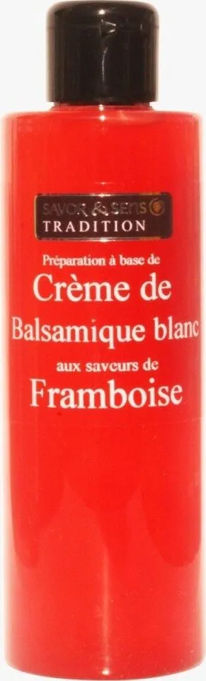 Préparation à Base De Crème De Balsamique Blanc Framboise