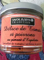 Délice de Tomate et poivrons au piment d'Espelette