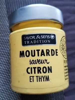 Moutarde Saveur Thym Et Citron - 130G