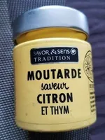 Moutarde Saveur Thym Et Citron - 130G
