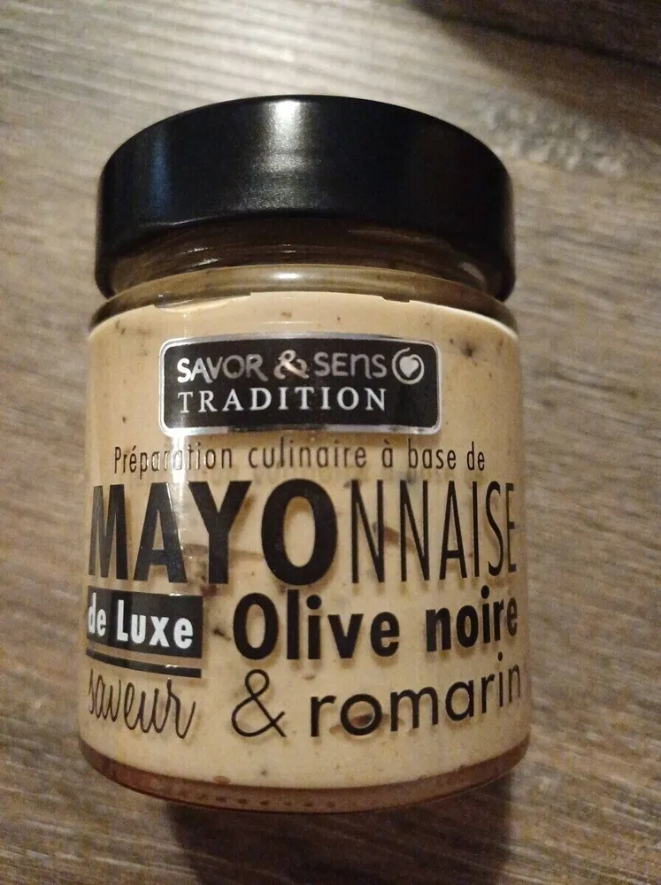 Mayonnaise de luxe olive noire et romarin