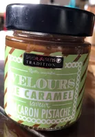 Velours de caramel saveur macaron pistache