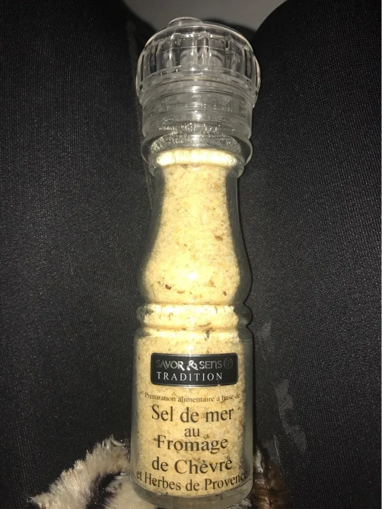 Sel de mer au fromage de chèvre et herbes de Provence