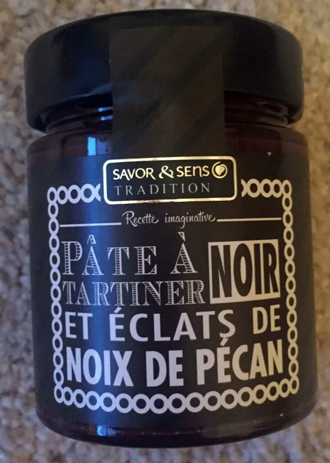 Pâte a Tartiner Noir & Eclats de Noix de Pécan