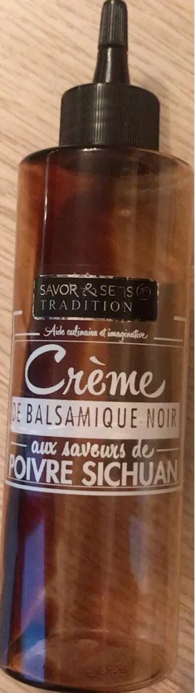 Creme de balsamique noir aux saveurs de poivre sichuan