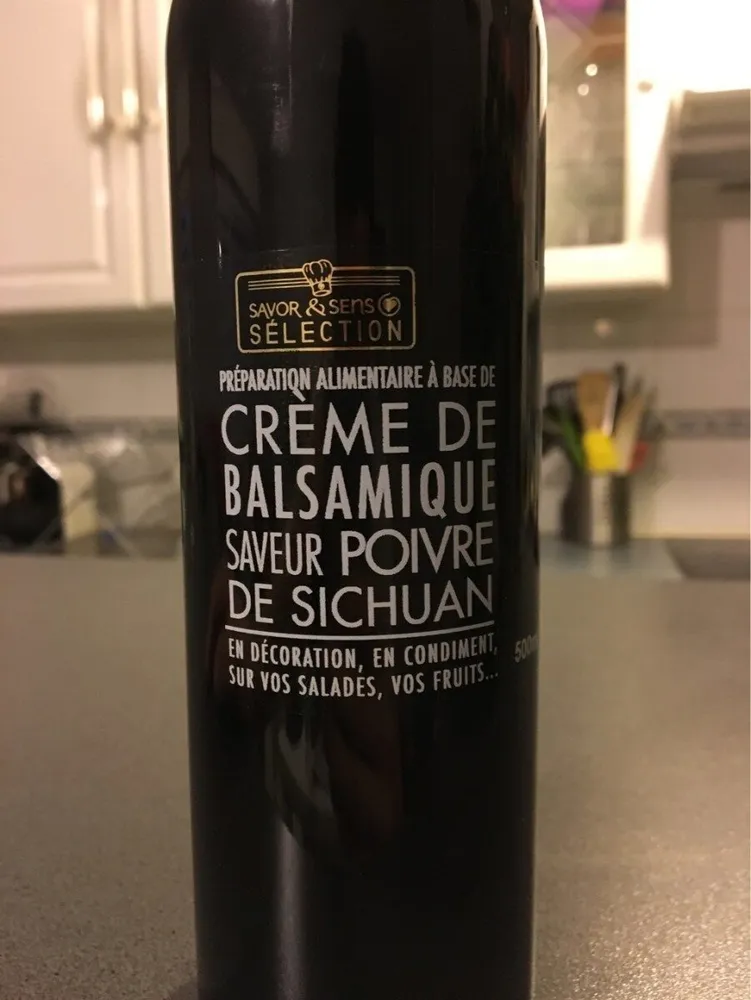 Crème de balsamique (saveur poivre de sichuan)