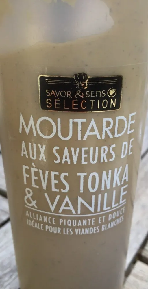 Moutarde aux saveurs de feves tonka et vanille