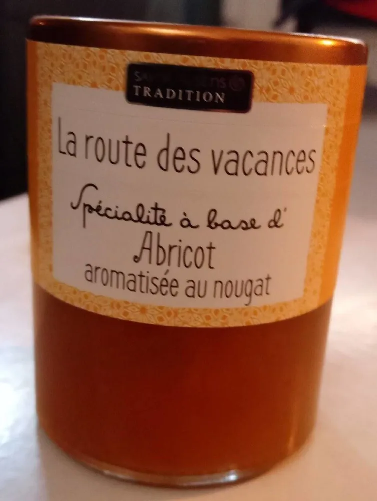 Spécialité à base d' Abricot aromatisée au nougat