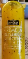 Creme de balsamique saveur citron et thym