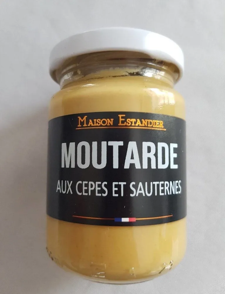 Moutarde aux cèpes et sauternes