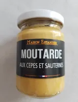 Moutarde aux cèpes et sauternes