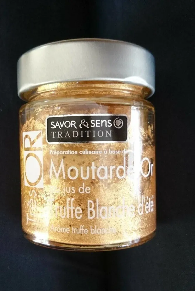 Moutarde or au jus de truffe blanche d'été