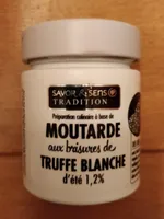 Moutarde aux brisures de truffe blanche d'été 1,2%
