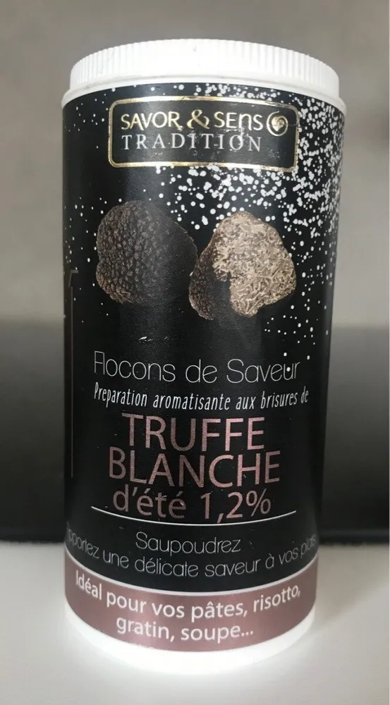 Flocons de saveurs truffe blanche d'ete