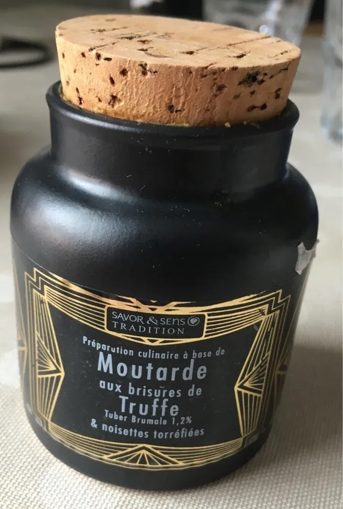 MOUTARDE aux brisures de TRUFFE