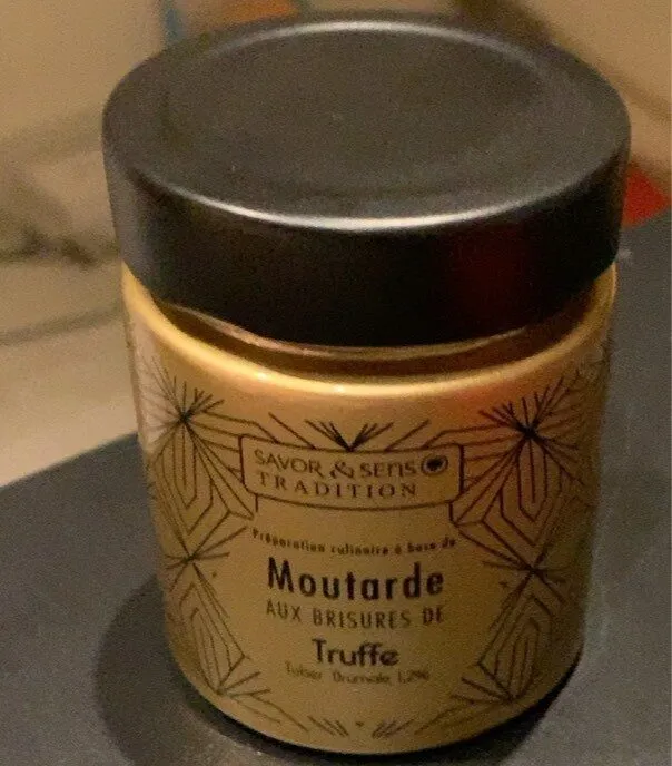 Moutarde aux brisures de truffe