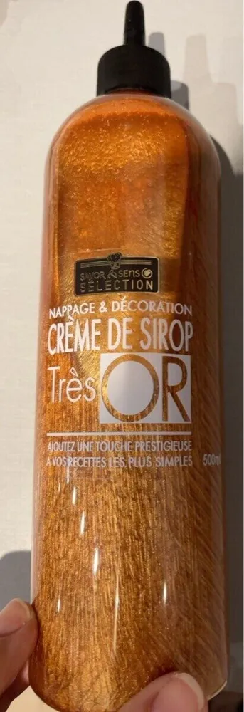 Creme de sirop tres or