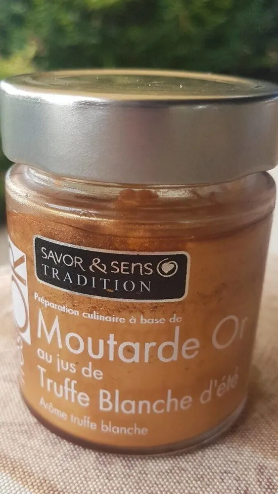 Moutarde or au jus de truffe blanche