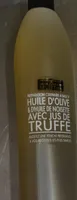 Huile olive et huile de noisettes avec jus de truffe