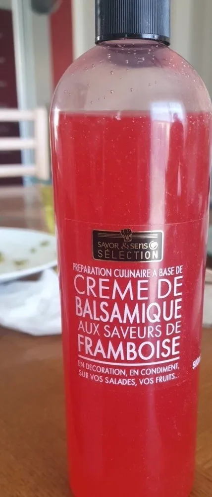 Crème balsamique framboise