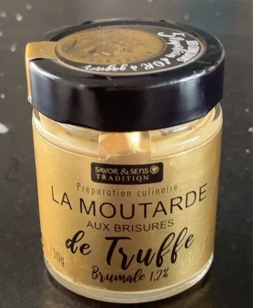 Moutarde au brisures de truffe