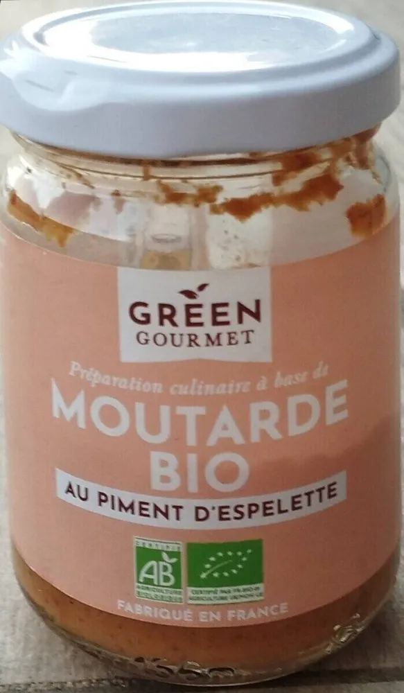 Moutarde bio au piment d'Espelette
