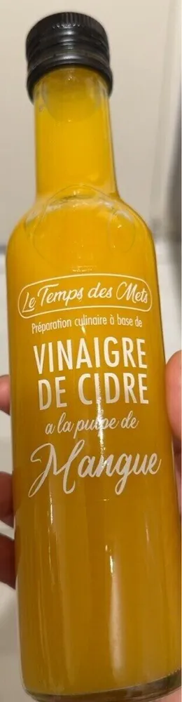 Vinaigre de cidre a la pulpe de mangue