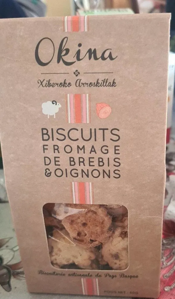 Biscuits fromage de brebis & oignons