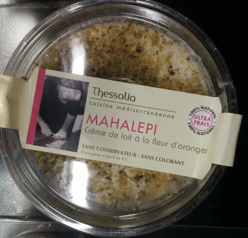 Mahalepi crème de lait à la fleur d'oranger