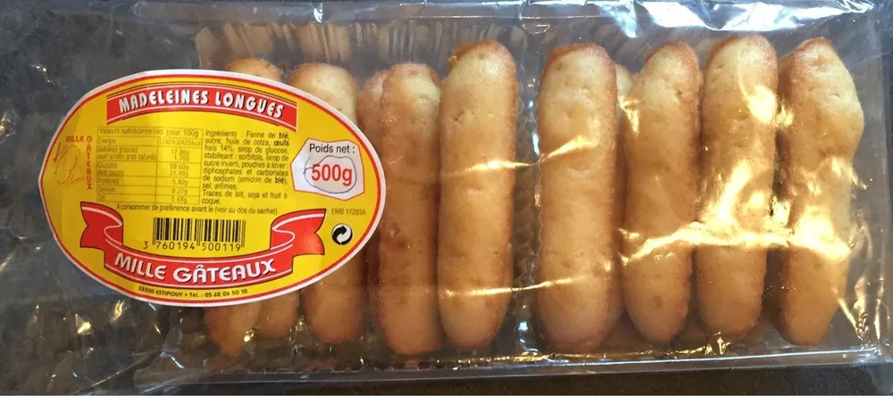 Madeleines Longues