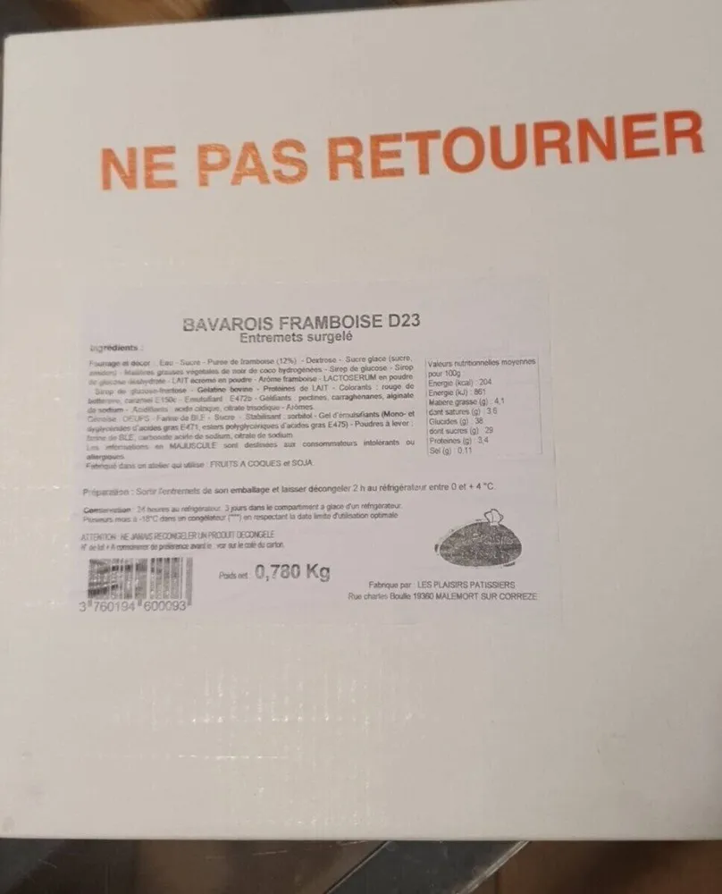 Bavaroise Framboise D23