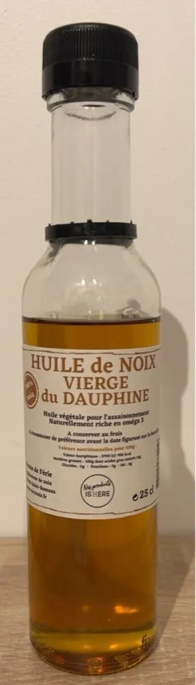 Huile de noix vierge du dauphiné