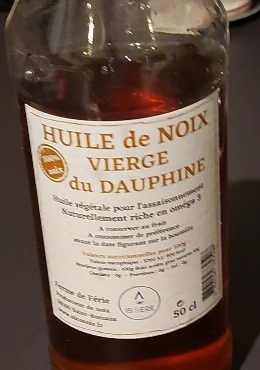 Huile de noix vierges du Dauphiné