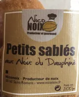 Petits sablés aux noix du Dauphiné